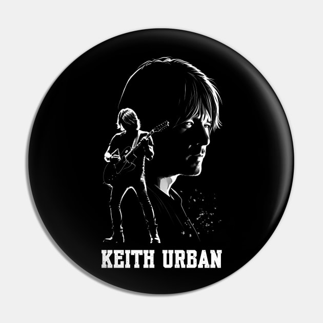 Keith Urban silhouette Pin by BAJAJU