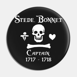 Captain Stede Bonnet Pin