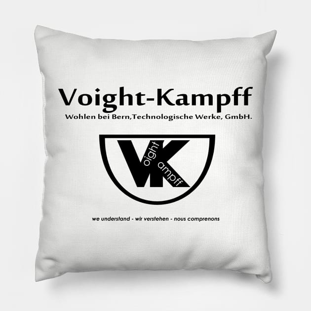 Voight Kampf We Understand Pillow by denniswilliamgaylor