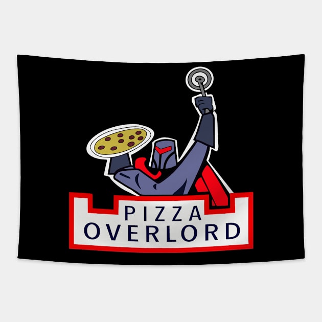 Pizza Overlord Tapestry by Teen Chic