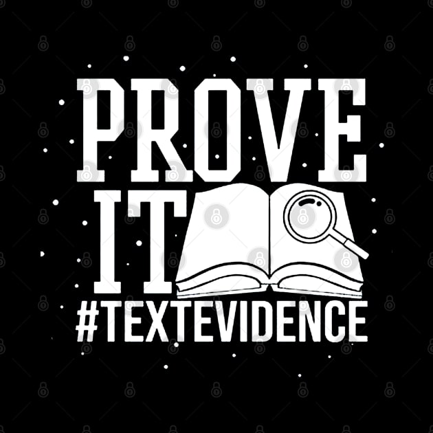 Prove It Text Evidence by eraillustrationart