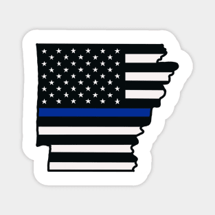 Police Arkansas flag Magnet