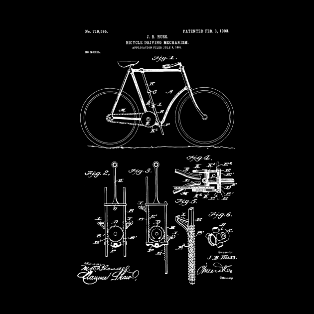 Bicycle driving mechanism 1903 / Cyclist patent present Edit by Anodyle