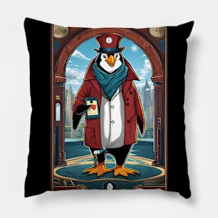 Doctor penguin Pillow