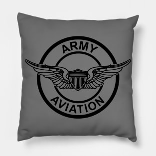 Army Aviator Wings Patch (subdued) Pillow