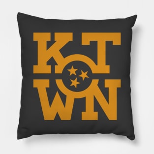 KTWN - Orange on Asphalt Pillow