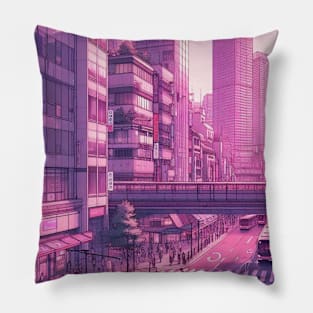 Tokyo Street Pillow