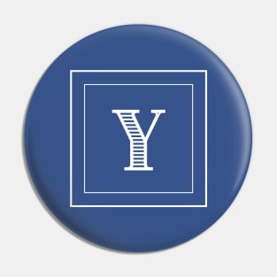 Y Monogram Pin