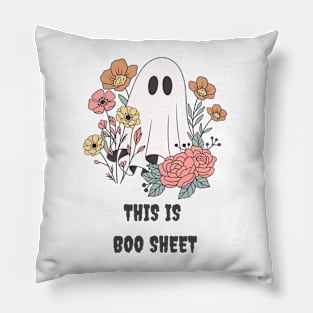 This is boo sheet tee Pillow