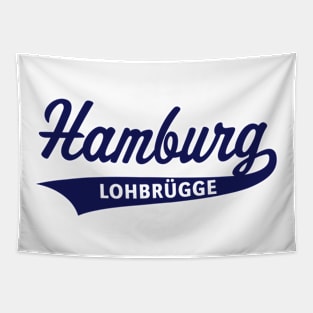 Hamburg Lohbrügge (Lohbrügger / Lohbrüggerin / Navy) Tapestry