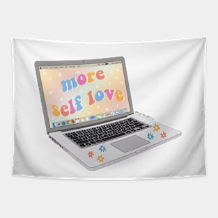 More Self Love Laptop Tapestry