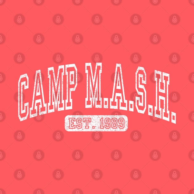 Camp MASH Yearbook Vintage white by SummerCampDesigns