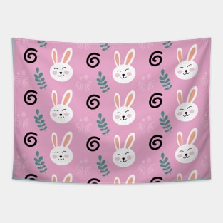 bunny pattern Tapestry