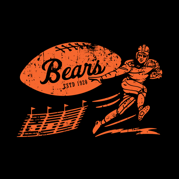 Da Bears Chicago Football by AksarART