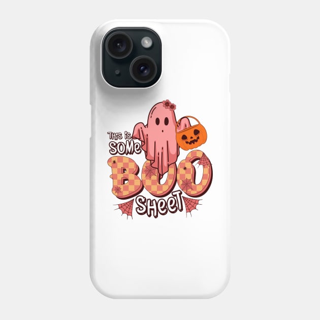 This Is Some Boo Sheet Phone Case by Winter Magical Forest