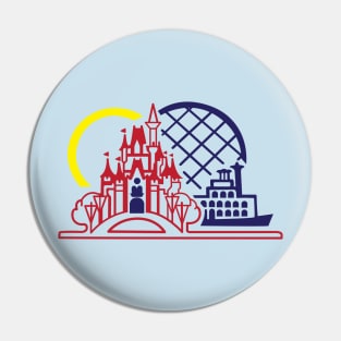 Vacation Kingdom Pin