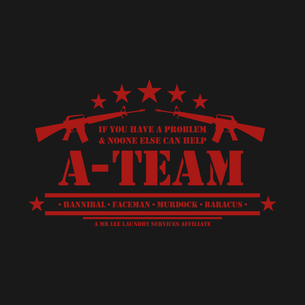 A-Team Crest (red) by Mansemat