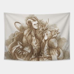 Melkor and Mairon Tapestry