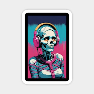 Retro Mummy DJ Magnet