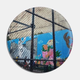 Street Art, East Harlem, Manhattan, New York City Pin