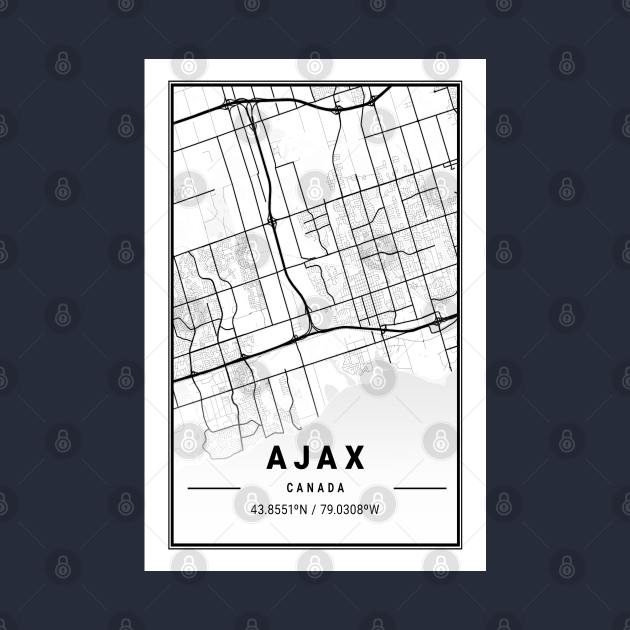 Ajax Canada Citymap by BE MY GUEST MARKETING LLC