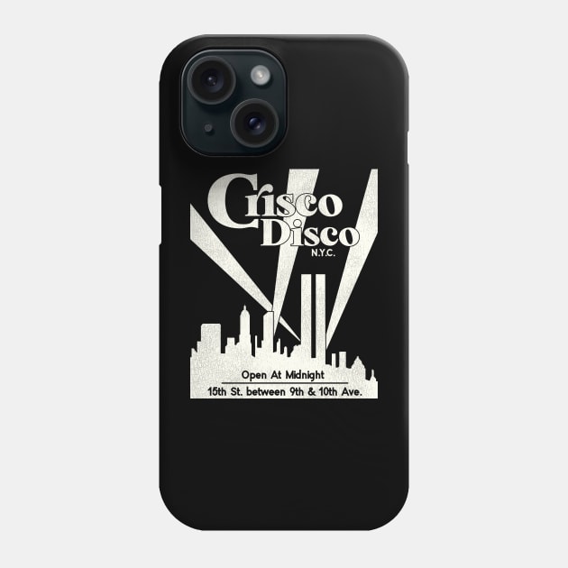 Defunct Crisco Disco 70s 80s Gay Nightclub NYC Phone Case by darklordpug