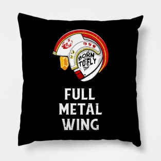 Full Metal Wing Pilot Pillow