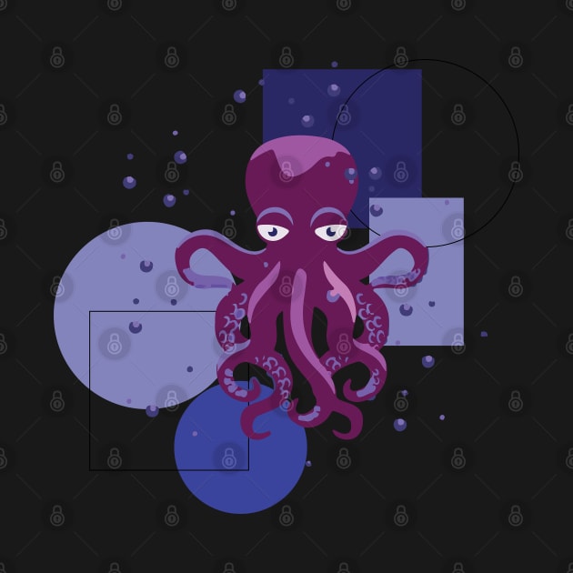 An Octopus Interpretation by Art by Ergate