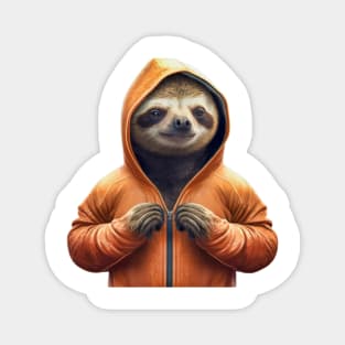 Sloth in a tracksuit Magnet