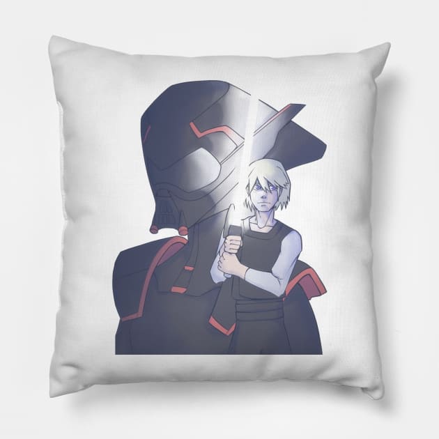 the twins Pillow by Atzon