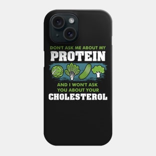 Funny Vegan Fitness Lovers Veggie Gift Idea Phone Case