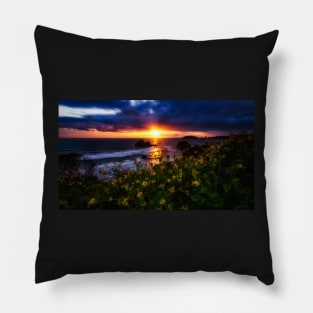 Last Light Over the Pacific Ocean Pillow