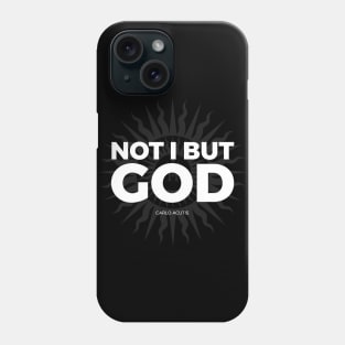 Not I but God white Phone Case