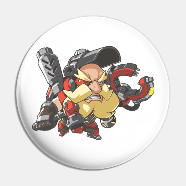 Torbjørn Overwatch cute spray Pin by Antonon