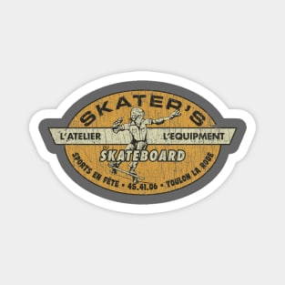 L'Atelier du Skateboard Sports 1970 Magnet