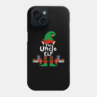 Funny Family Matching Christmas Uncle Elf Phone Case