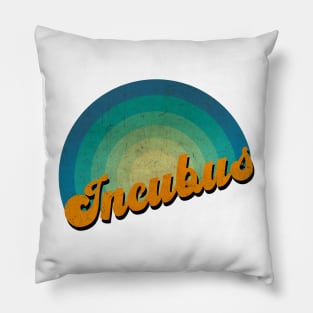 vintage retro Incubus Pillow