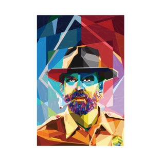 Pop Art Portrait Chief Hopper T-Shirt