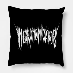 NecronomiCards - Metal logo Pillow