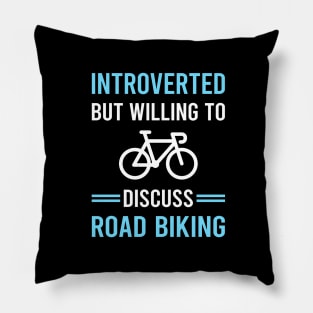 Introverted Road Biking Pillow