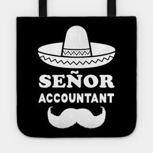 Señor Accountant Pun | Gift for Senior Accountants Tote