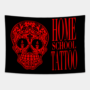 HomeSchoolTattoo Sugarskull Tapestry