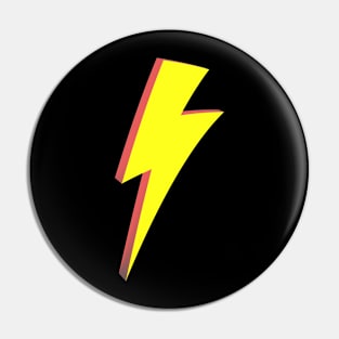Cartoon Lightning Bolt Pin