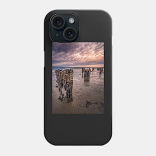 Abandoned Wharf Posts Phone Case