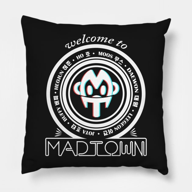 Madtown Logo - Welcome v2 Pillow by JO_D_D