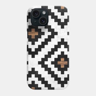 Urban Tribal Pattern No.16 - Aztec - Concrete and Wood Phone Case