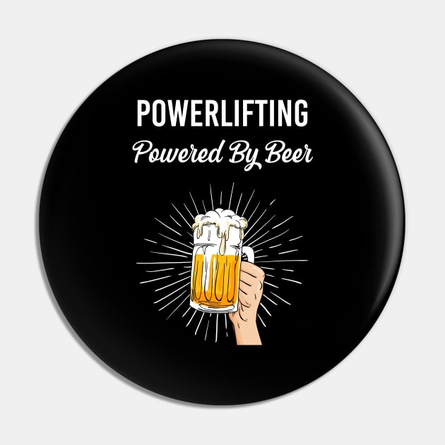 Beer Powerlifting Pin by Happy Life