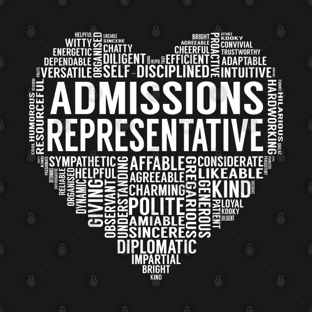 Admissions Representative Heart by LotusTee