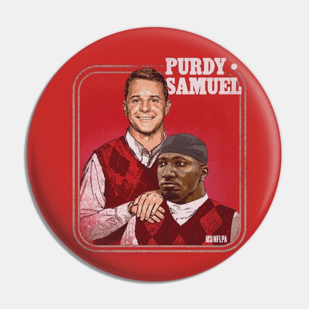 Brock Purdy & Deebo Samuel San Francisco Step Brothers Pin by ClarityMacaws