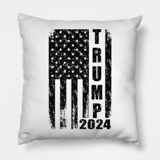 Trump American flag 2024 Pillow